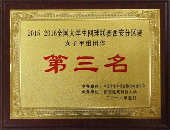 2015-2016全国大学生网球联赛西安分区赛 女子甲组团体 第三名().jpg